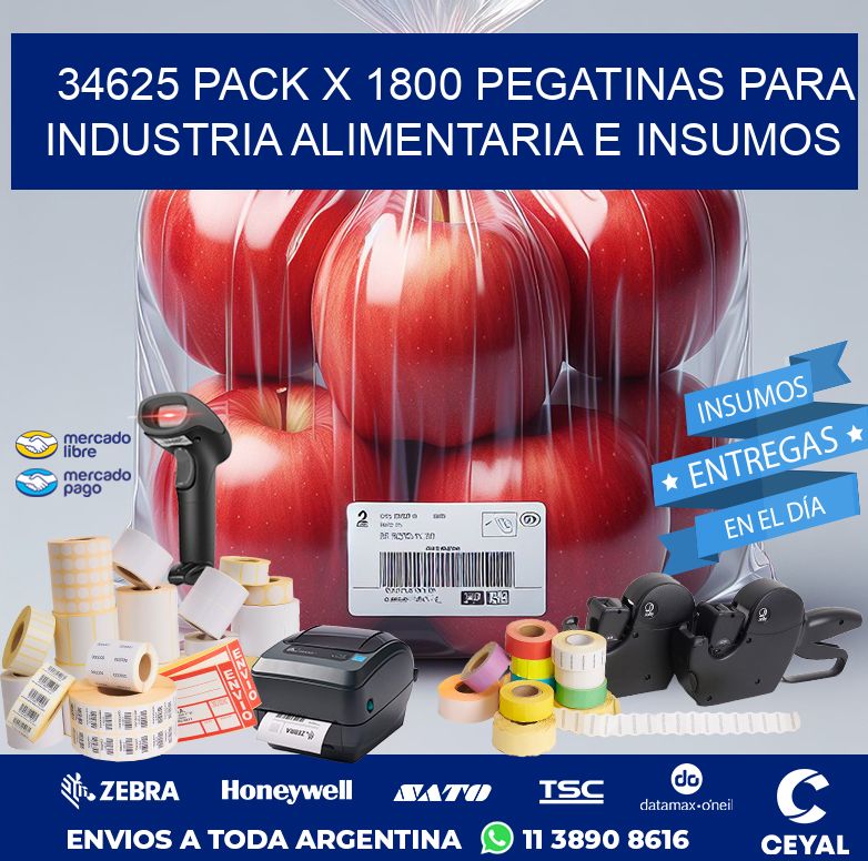 Pack X Pegatinas Para Industria Alimentaria E Insumos