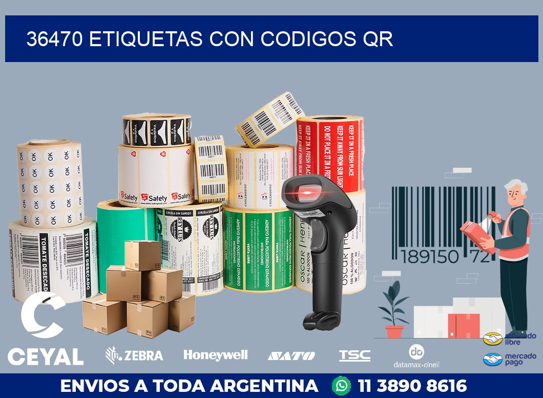 Etiquetas Con Codigos Qr Rollos Zebra