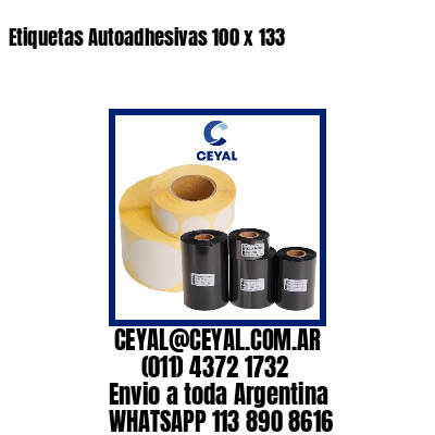 Etiquetas Autoadhesivas 100 x 133