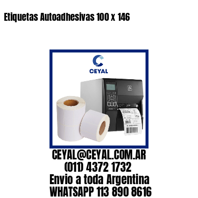 Etiquetas Autoadhesivas 100 x 146