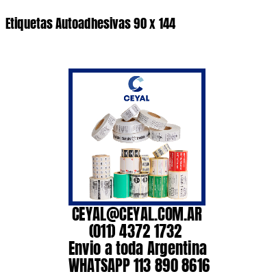 Etiquetas Autoadhesivas 90 x 144