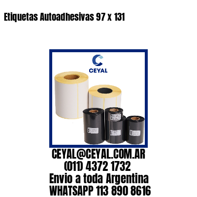 Etiquetas Autoadhesivas 97 x 131