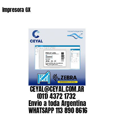 impresora GX