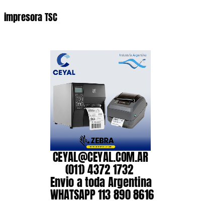 impresora TSC