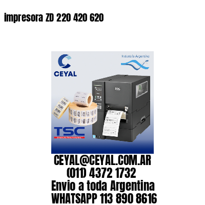 impresora ZD 220 420 620