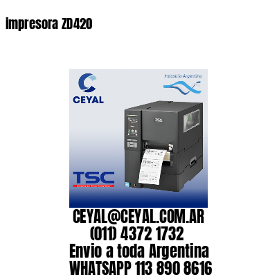 impresora ZD420