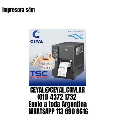 impresora s4m