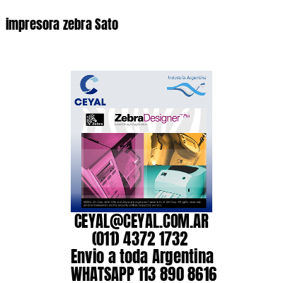 impresora zebra Sato