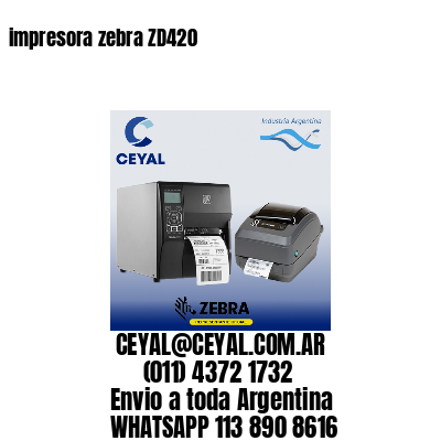 impresora zebra ZD420