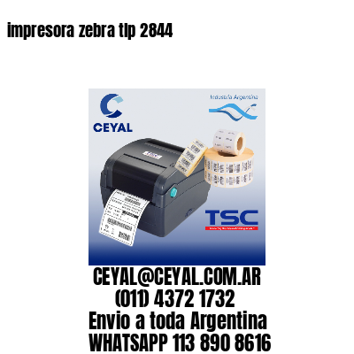 impresora zebra tlp 2844