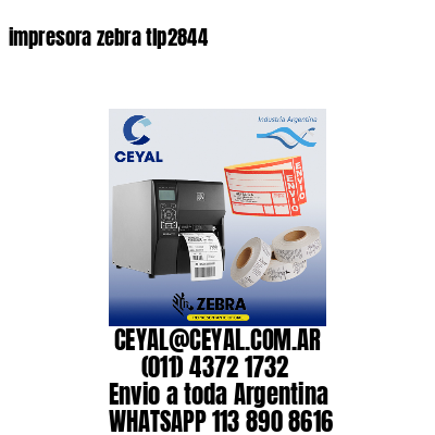 impresora zebra tlp2844