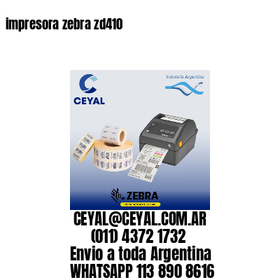 impresora zebra zd410