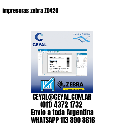 impresoras zebra ZD420