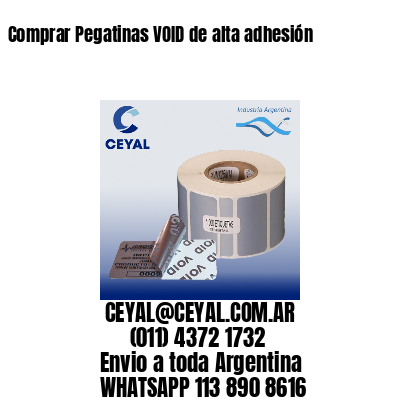 Comprar Pegatinas VOID de alta adhesión