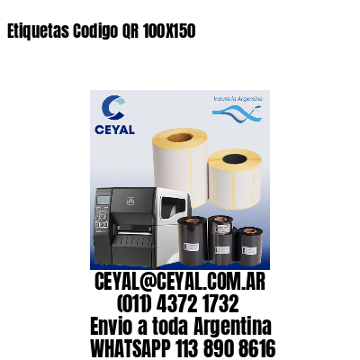 Etiquetas Codigo QR 100X150