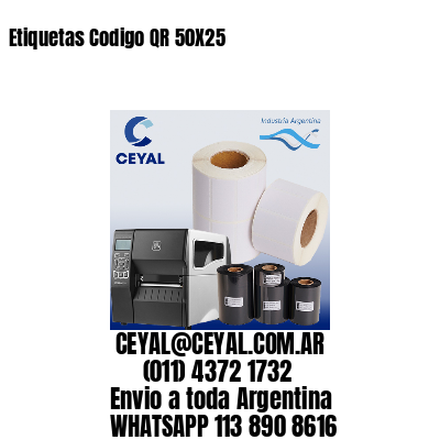 Etiquetas Codigo QR 50X25