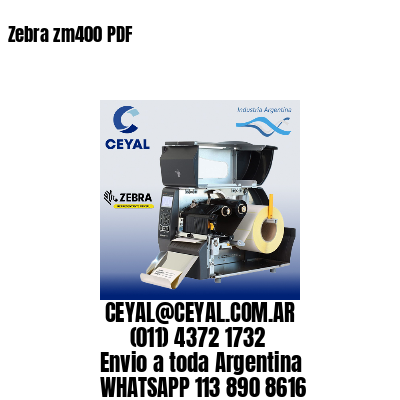 Zebra zm400 PDF