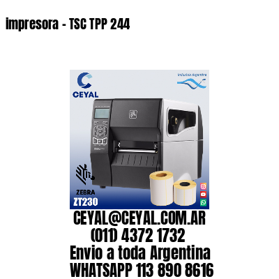 impresora - TSC TPP 244