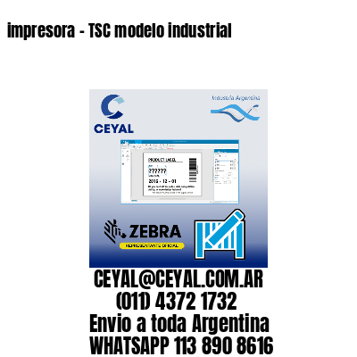 impresora – TSC modelo industrial