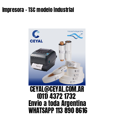 impresora – TSC modelo industrial