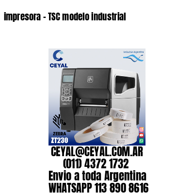 impresora - TSC modelo industrial