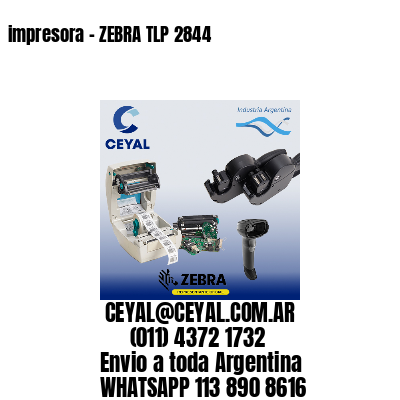 impresora - ZEBRA TLP 2844