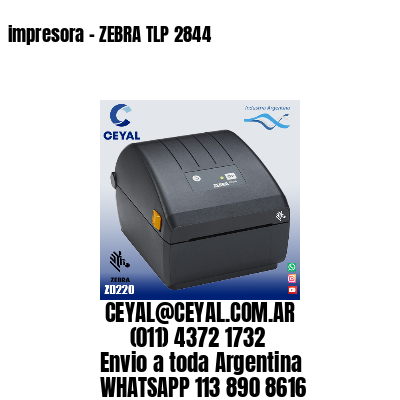 impresora - ZEBRA TLP 2844