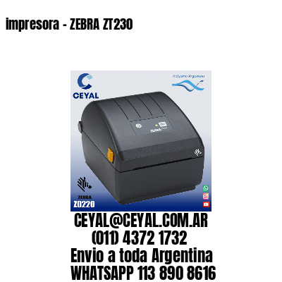 impresora – ZEBRA ZT230