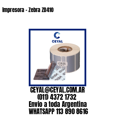 impresora - Zebra ZD410