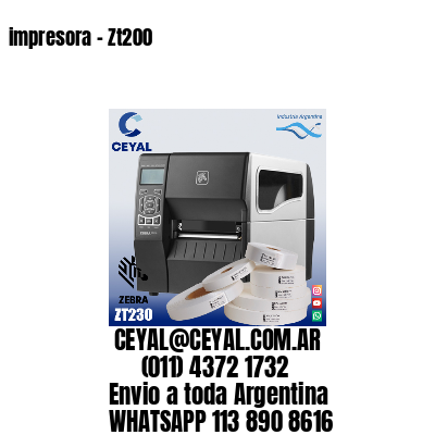 impresora - Zt200