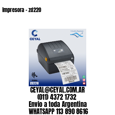 impresora - zd220