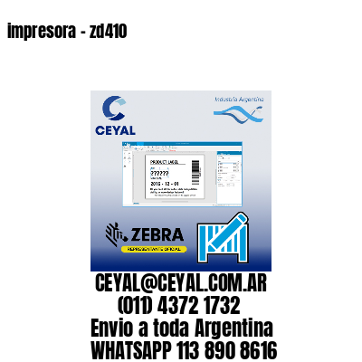 impresora - zd410