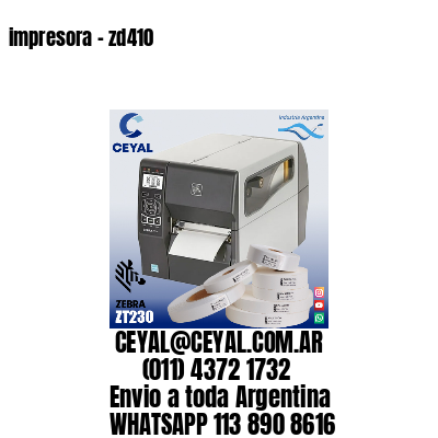 impresora – zd410