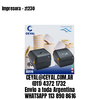 impresora - zt230