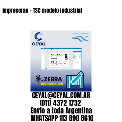 impresoras – TSC modelo industrial