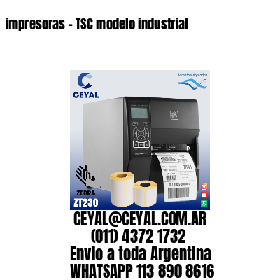 impresoras – TSC modelo industrial