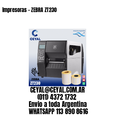 impresoras – ZEBRA ZT230