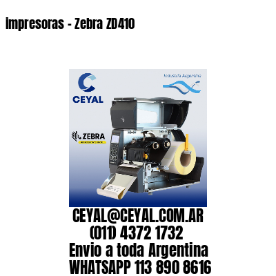 impresoras - Zebra ZD410