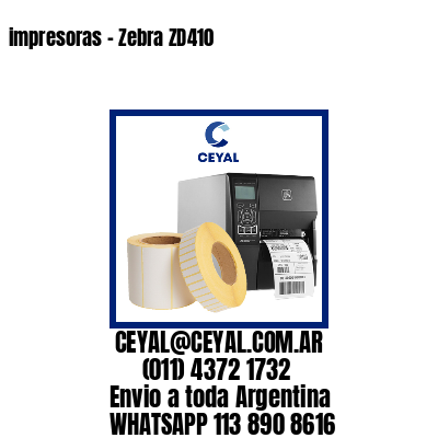 impresoras - Zebra ZD410