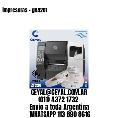 impresoras – gk420t