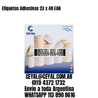 Etiquetas Adhesivas 23 x 40 EAN