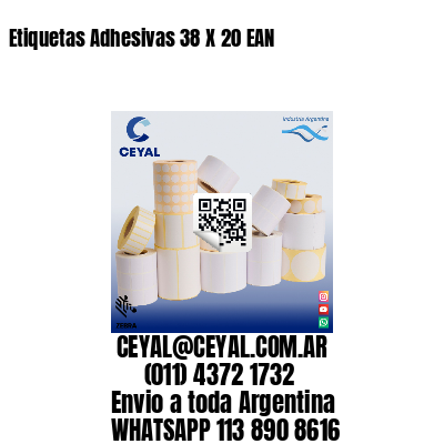 Etiquetas Adhesivas 38 X 20 EAN