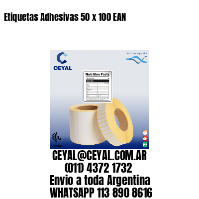 Etiquetas Adhesivas 50 x 100 EAN