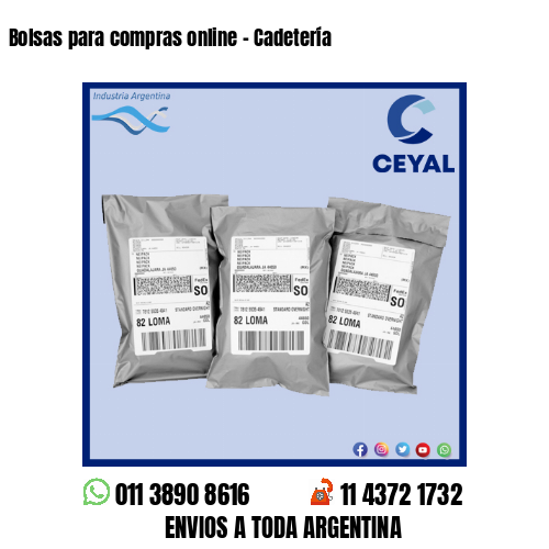 Bolsas para compras online – Cadetería