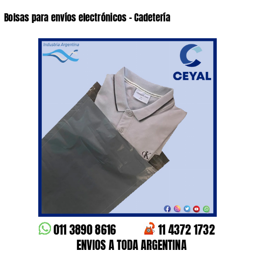 Bolsas para envíos electrónicos – Cadetería