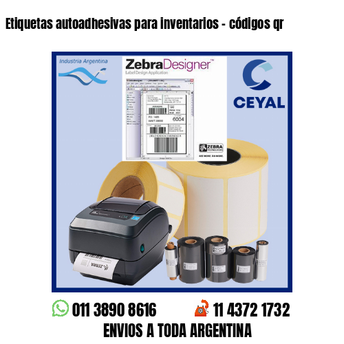 Etiquetas autoadhesivas para inventarios - códigos qr