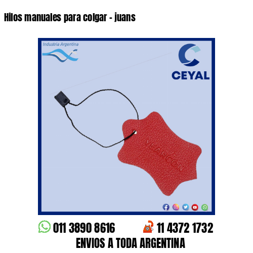 Hilos manuales para colgar - juans