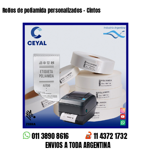 Rollos de poliamida personalizados - Cintos