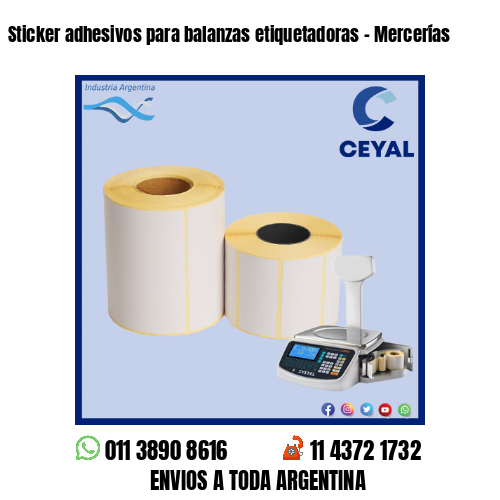 Sticker adhesivos para balanzas etiquetadoras – Mercerías