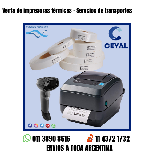 Venta de impresoras térmicas - Servcios de transportes